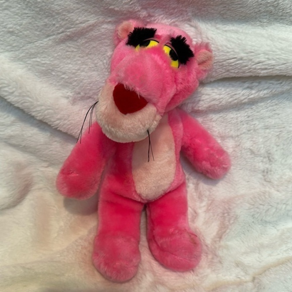 Vintage 1987 Pink Panther 24K 10” plush